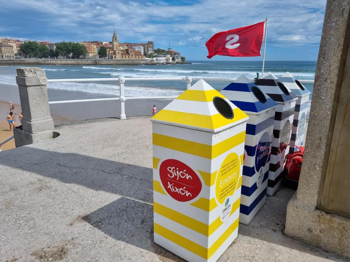 Bonito Piso En Gijon Centro Playa Apartment ภายนอก รูปภาพ